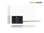 Jetson Nano Module Active Heatsink front view with size comparison