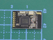 BLE 4.0 Module 4dB V-14001 front view with size comparison