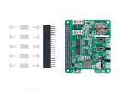 2-Channel CAN-BUS(FD) Shield for Raspberry Pi (MCP2518FD) front view with components