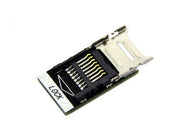Micro SD Card Adapter for Raspberry Pi B open top view